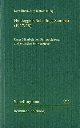 Couverture cartonnée Heideggers Schelling-Seminar (1927/28) de 