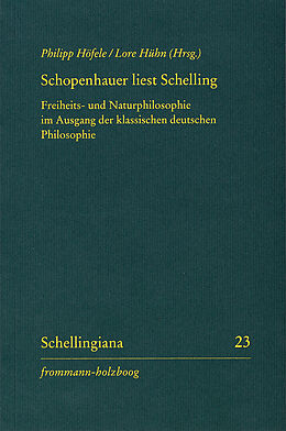 Couverture cartonnée Schopenhauer liest Schelling de 