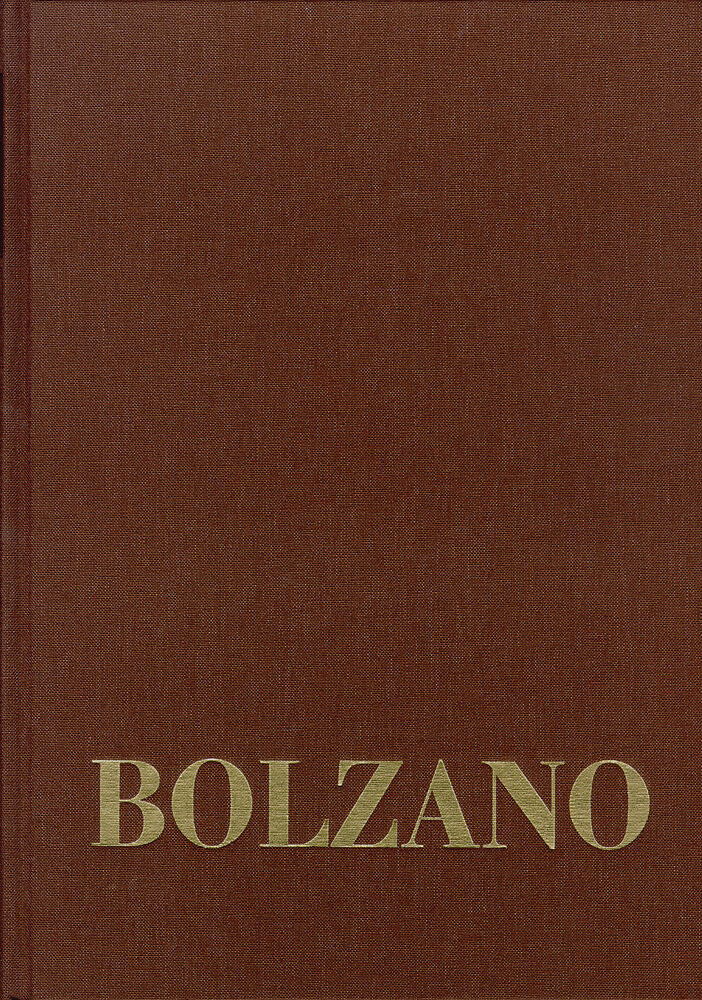 Bernard Bolzano Gesamtausgabe / Reihe III: Briefwechsel. Band 2,2: Briefe an Michael Josef Fesl 18311836