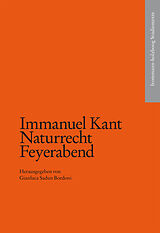 Kartonierter Einband Naturrecht Feyerabend von Immanuel Kant