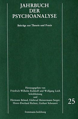 E-Book (pdf) Jahrbuch der Psychoanalyse / Band 25 von 