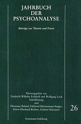 E-Book (pdf) Jahrbuch der Psychoanalyse / Band 26 von 