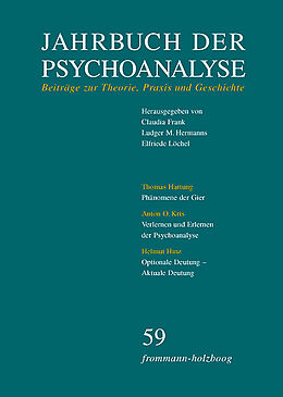 E-Book (pdf) Jahrbuch der Psychoanalyse / Band 59 von 