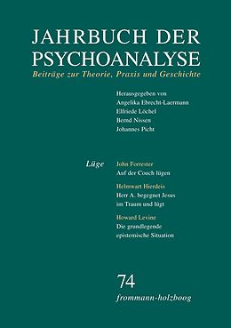 E-Book (pdf) Jahrbuch der Psychoanalyse / Band 74: Lüge von 
