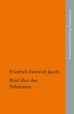 E-Book (pdf) Brief über den Nihilismus von Friedrich Heinrich Jacobi