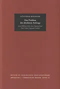 E-Book (pdf) Das Problem des absoluten Anfangs von Günther Bonheim