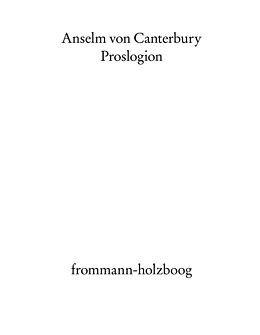 E-Book (pdf) Proslogion von Anselm von Canterbury