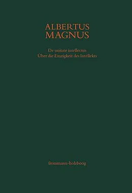 E-Book (pdf) De unitate intellectus. Über die Einzigkeit des Intellekts von Albertus Magnus