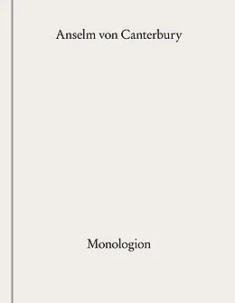 E-Book (pdf) Monologion von Anselm von Canterbury