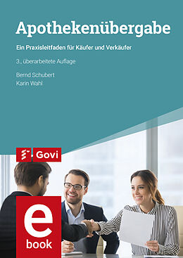 E-Book (pdf) Apothekenübergabe von Bernd Schubert, Karin Wahl