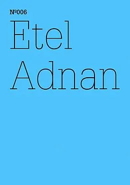 E-Book (epub) Etel Adnan von Etel Adnan