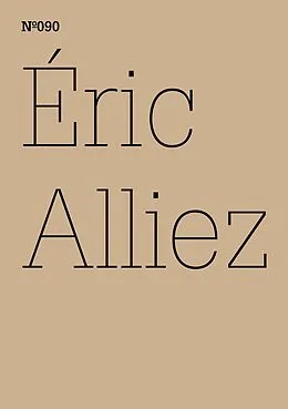 E-Book (epub) Éric Alliez von Éric Alliez