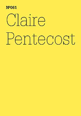 E-Book (pdf) Claire Pentecost von Claire Pentecost