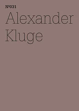 E-Book (pdf) Alexander Kluge von Alexander Kluge
