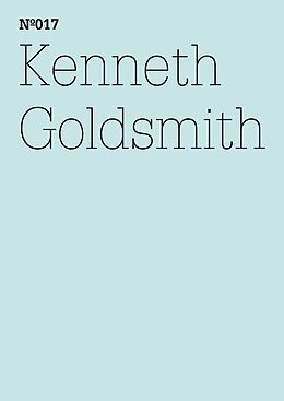 E-Book (pdf) Kenneth Goldsmith von Kenneth Goldsmith