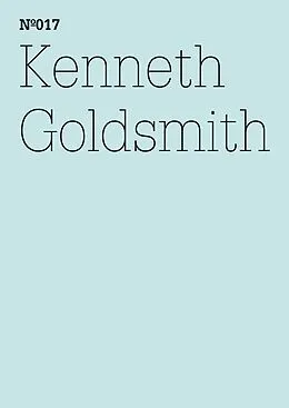 E-Book (pdf) Kenneth Goldsmith von Kenneth Goldsmith