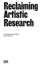 eBook (epub) Reclaiming Artistic Research de Katayoun Arian, Natasha Ginwala, Sky Hopinka