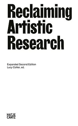 E-Book (pdf) Reclaiming Artistic Research von Katayoun Arian, Natasha Ginwala, Sky Hopinka