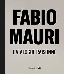 Fester Einband Fabio Mauri. Catalogue Raisonné von 