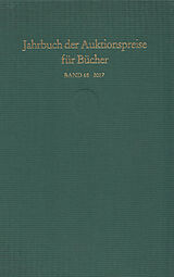 Fester Einband Jahrbuch der Auktionspreise für Bücher, Handschriften und Autographen (Buch + DVD) von 