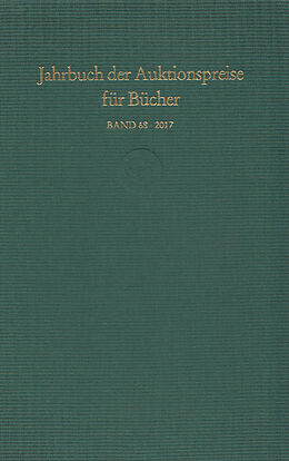 Fester Einband Jahrbuch der Auktionspreise für Bücher, Handschriften und Autographen (Buch + DVD) von 