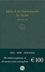 Fester Einband Jahrbuch der Auktionspreise für Bücher, Handschriften und Autographen (Buch) von 
