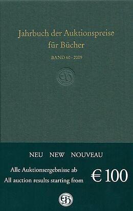 Fester Einband Jahrbuch der Auktionspreise für Bücher, Handschriften und Autographen (Buch) von 