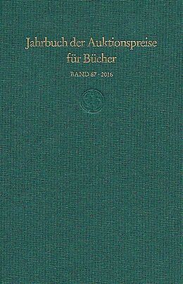 Fester Einband Jahrbuch der Auktionspreise für Bücher, Handschriften und Autographen (Buch + DVD + Online) von 