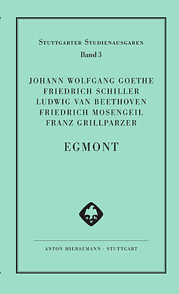 Fester Einband Egmont von Johann Wolfgang Goethe, Friedrich Schiller, Ludwig van Beethoven