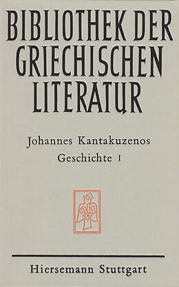 Fester Einband Geschichte von Johannes Kantakuzenos