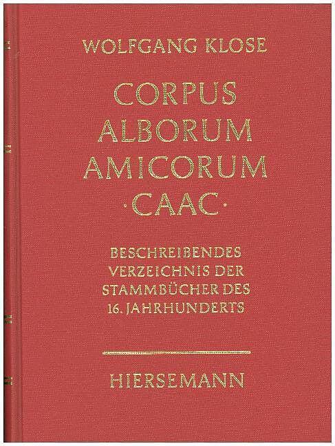 Corpus Alborum Amicorum - CAAC