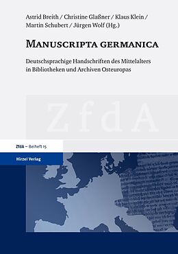 Kartonierter Einband Manuscripta germanica von 