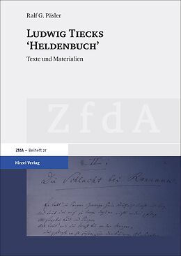 Fester Einband Ludwig Tiecks &quot;Heldenbuch&quot; von Ralf G. Päsler