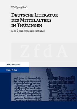 E-Book (pdf) Deutsche Literatur des Mittelalters in Thüringen von Wolfgang Beck