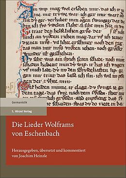 Kartonierter Einband Die Lieder Wolframs von Eschenbach von 