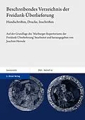 E-Book (pdf) Beschreibendes Verzeichnis der Freidank-Überlieferung von Joachim Heinzle