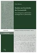 E-Book (pdf) Studien zur Geschichte der Germanistik von Uwe Meves