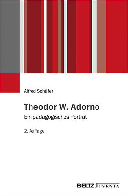 Paperback Theodor W. Adorno von Alfred Schäfer
