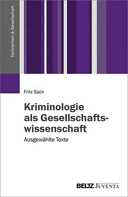 E-Book (pdf) Kriminologie als Gesellschaftswissenschaft von Fritz Sack