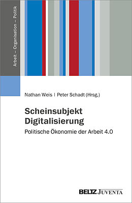 Kartonierter Einband Scheinsubjekt Digitalisierung von 