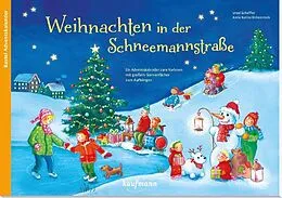 Kalender Weihnachten in der Schneemannstraße. Ein Adventskalender zum Vorlesen mit großem Sternenfächer zum Aufhängen von Ursel Scheffler