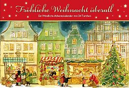 Kalender Fröhliche Weihnacht überall. Ein Windlicht-Adventskalender mit 24 Türchen von Ulrike Haseloff