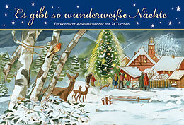 Kalender (Kal) Es gibt so wunderweiße Nächte. Ein Windlicht-Adventskalender mit 24 Türchen von Ulrike Haseloff