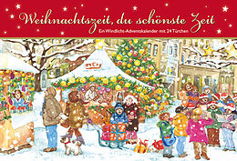 Kalender (Kal) Weihnachtszeit, du schönste Zeit. Ein Windlicht-Adventskalender mit 24 Türchen von Sabine Metz