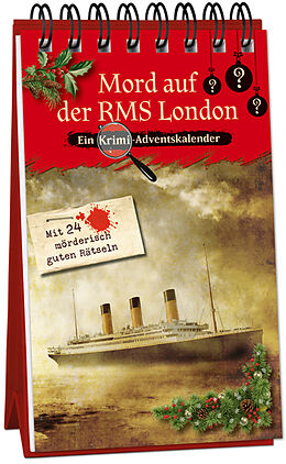 Kalender Mord auf der RMS London von Kristin Lückel