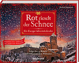 Kalender Rot rieselt der Schnee - Ein Escape-Adventskalender von Michael Hamannt
