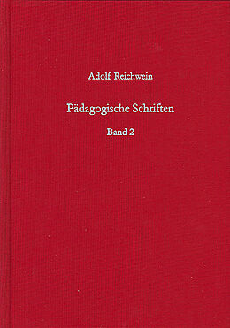 Leinen-Einband Pädagogische Schriften, Band 2 von Adolf Reichwein