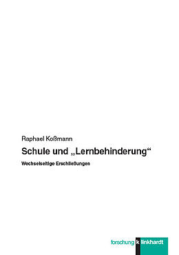 E-Book (pdf) Schule und Lernbehinderung von Raphael Koßmann