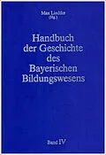 E-Book (pdf) Handbuch der Geschichte des Bayerischen Bildungswesens von 