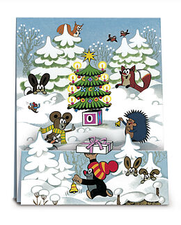 Kalender (Kal) Adventskalender &quot;Der kleine Maulwurf feiert Weihnachten&quot; von Zdenek Miler